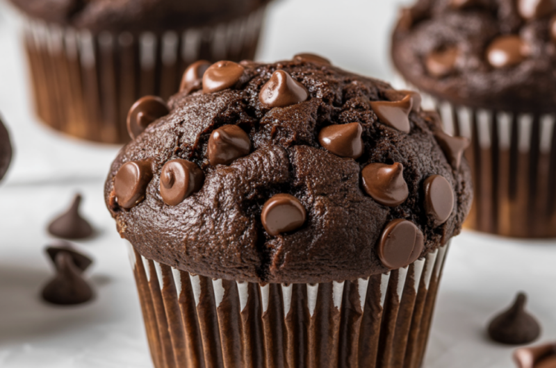 Chocolate Chip Greek Yogurt Muffins